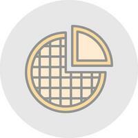 Pie Vector Icon Design