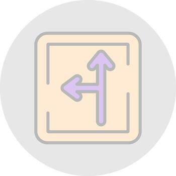 Junction Vector Icon Design