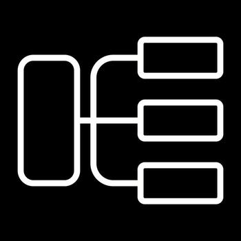 icono de vector de jerarquía