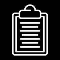 Clipboard Vector Icon