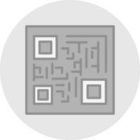 Qr code Vector Icon Design