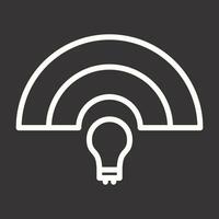 Creative Lightbulb Vector Icon