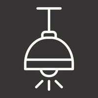 Ceiling Lamp Vector Icon