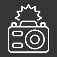 Camera Flash Vector Icon