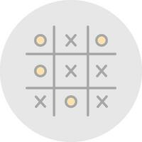 Tic Tac Toe  Vector Icon Design