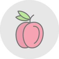 Peach Vector Icon Design