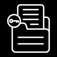 Document Unlock Vector Icon