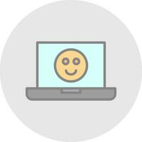 Happy Face  Vector Icon Design