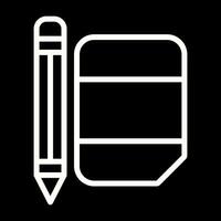 Eraser with pencil Vector Icon