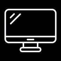 monitor de icono de vector