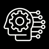Machine Learning Vector Icon
