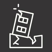 Earthquake Vector Icon