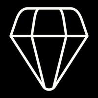 icono de vector de diamante