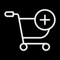 Shoping Cart Add Vector Icon