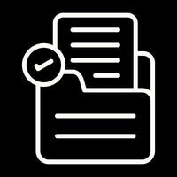 Document Check Vector Icon