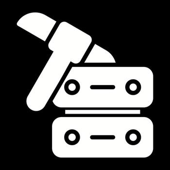 icono de vector de minería de datos
