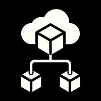 Cloud Infrastructure Vector Icon