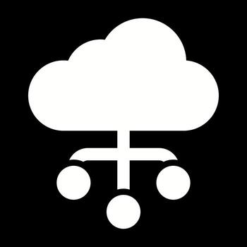 Cloud Computing Vector Icon