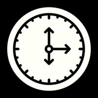 icono de vector de reloj