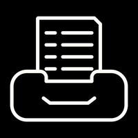 Filing cabinet with files Vector Icon