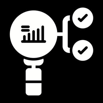 Prescriptive Analytics Vector Icon