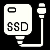 externo ssd vector icono