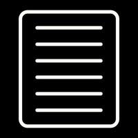Document Align Justify Vector Icon