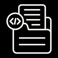 Document Insert Code Vector Icon