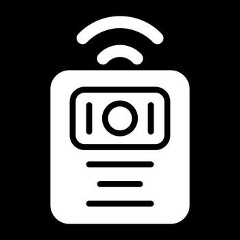 inalámbrico intercomunicador vector icono