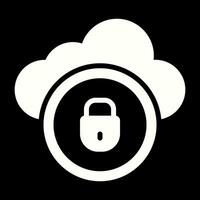 Cloud Security Vector Icon
