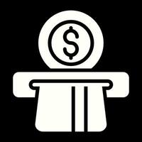 Automated Teller Machine Vector Icon