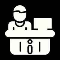 Information Desk Vector Icon