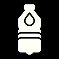 icono de vector de botella de agua