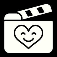 Romantic comedy movie Vector Icon