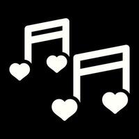 Romantic music Vector Icon