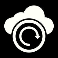 Cloud Backup Vector Icon