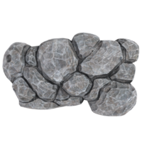 un rock pared en un transparente antecedentes png