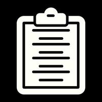 Writing Pad Vector Icon