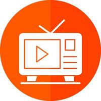 Television  Vector Icon Design