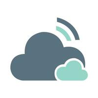 vector icono de nube