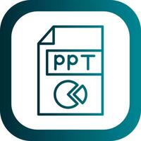 ppt vector icono diseño