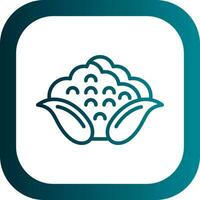 Cauliflower Vector Icon Design