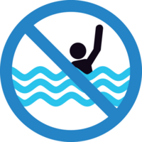 icône et symbole pour bassin. nager bassin règles. png