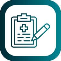 Medical Record  Vector Icon Design