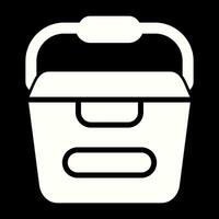 Portable water container Vector Icon