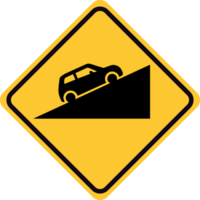 Traffic road sign design png