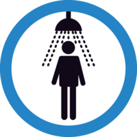 Symbol und Symbol zum Schwimmbad. Schwimmen Schwimmbad Regeln. png