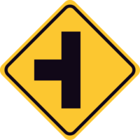 Traffic road sign design png