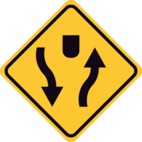 Traffic road sign design png