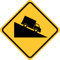 Traffic road sign design png